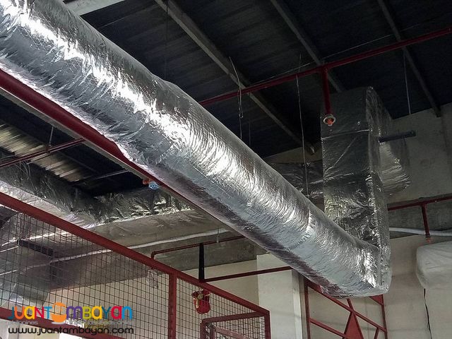 Ducting Works with insulation 