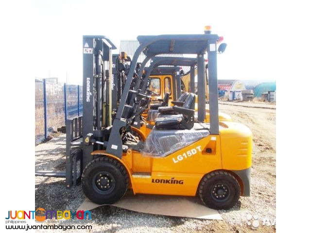 BRAND NEW UNIT LONKING LG15DT DIESEL ENGINE FORKLIFT 1.5 TONS BRAND NEW UNIT LONKING LG15DT DIESEL ENGINE FORKLIFT 1.5 TONS