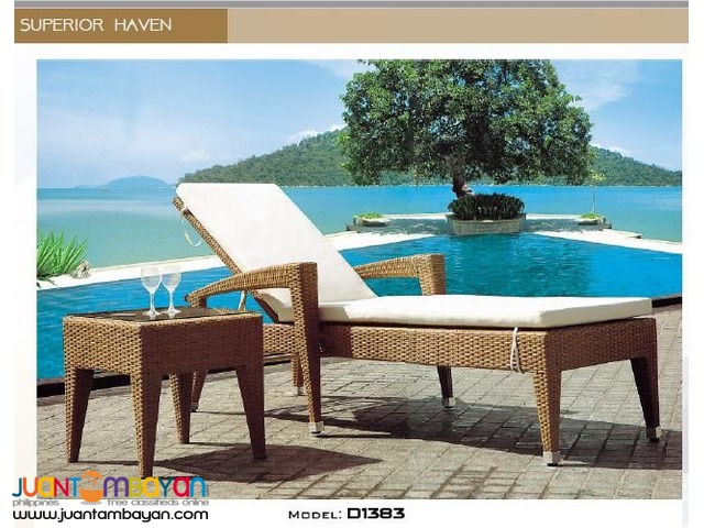 Rattan Patio Sets Swing Chair and Sunlounger