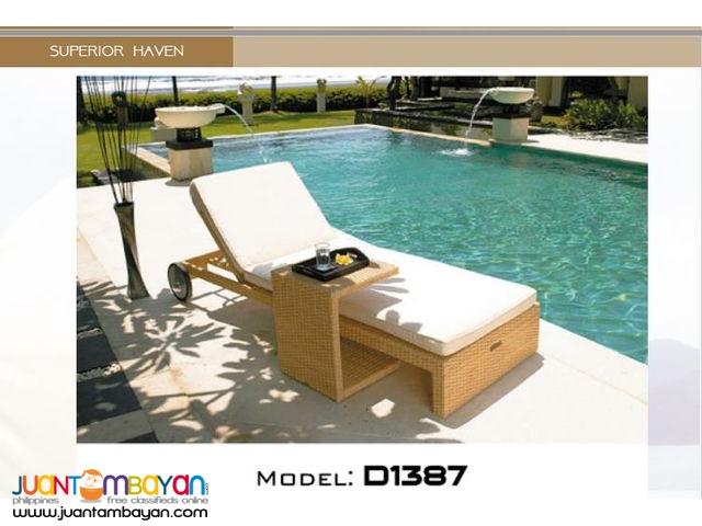 Rattan Patio Sets Swing Chair and Sunlounger