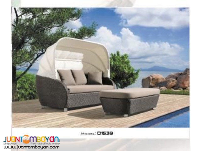 Rattan Patio Sets Swing Chair and Sunlounger
