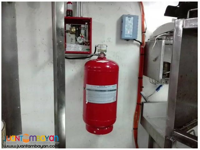 Commercial kitchen fire suppression