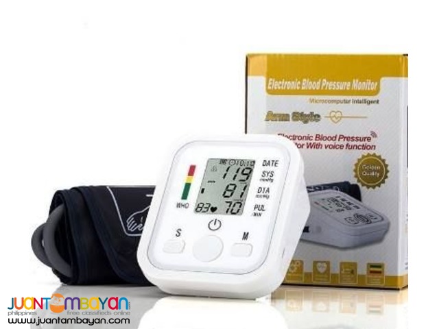 DIGITAL ELECTRONIC BLOOD PRESSURE & HEART BEAT MONITOR