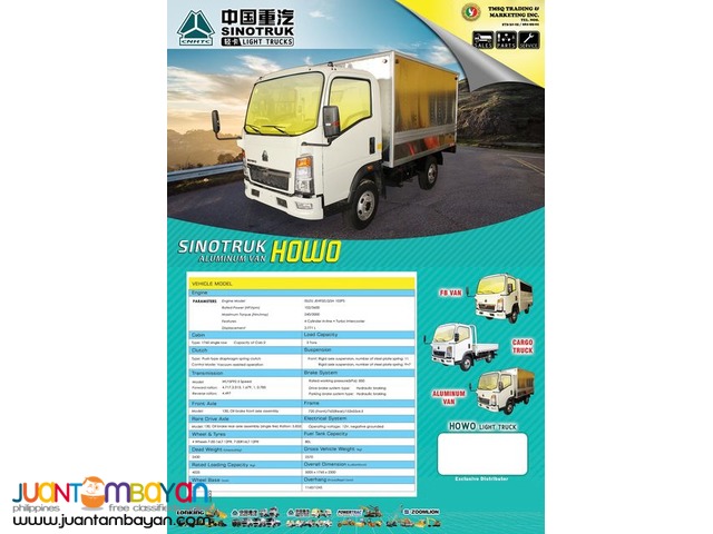 Howo 4-Wheeler [Closed Van] (11FT)