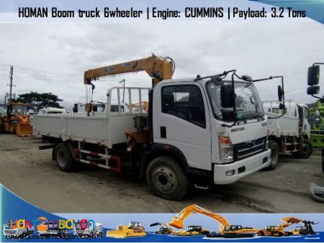 Homan H3- 6 wheeler (3.2 ft) Boom Truck Euro IV