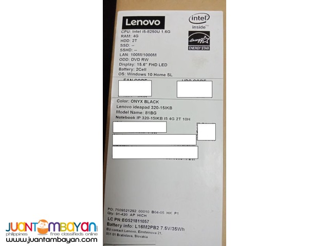 Lenovo 320-15IKBRN