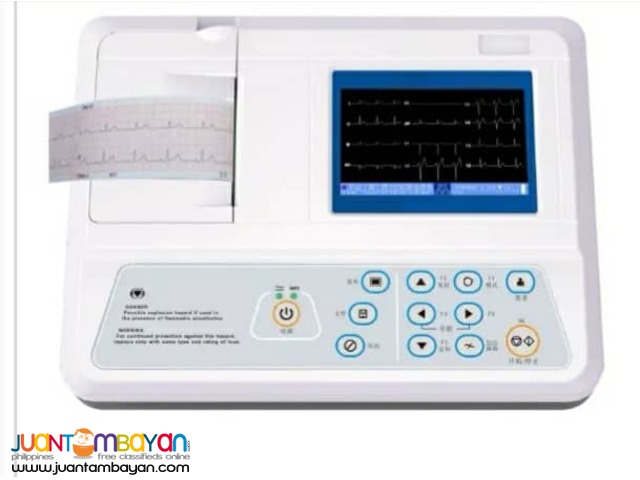 Cardinal USA 3 Channel ECG Machine with interpretation