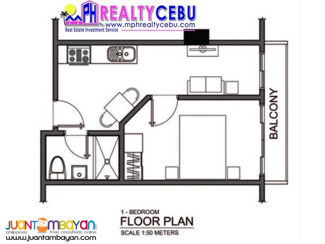 1 BEDROOM - TRILLIUM CEBU CITY READY FOR OCCUPANCY CONDO