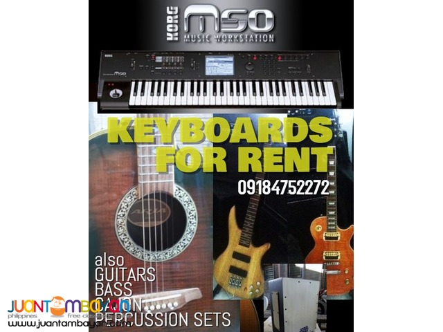 KEYBOARDS FOR RENT