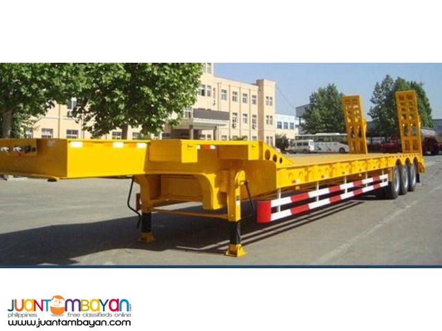Tri-Axle Lowbed Semi-Trailer 60Ton Tri-Axle Lowbed Semi-Trailer 60Ton