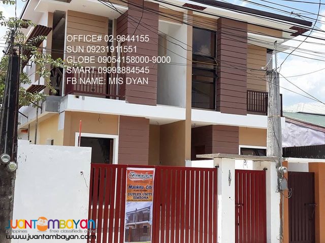 Simeona Duplex House for Sale in Concepcion Marikina