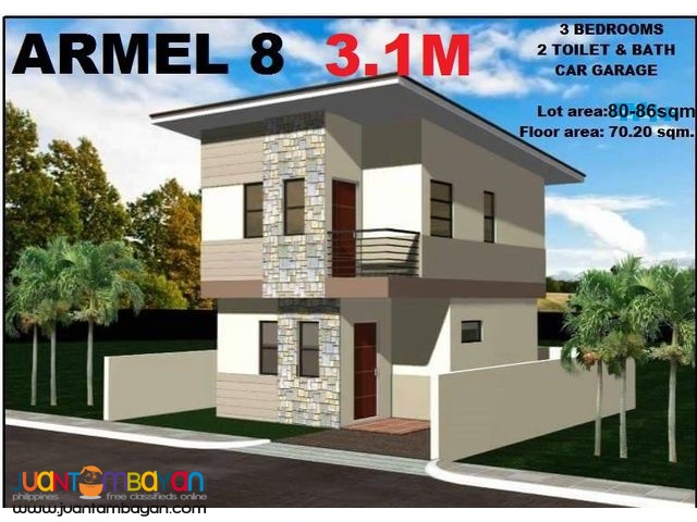 Armel * House & Lot for Sale in Banaba SanMateo near QC