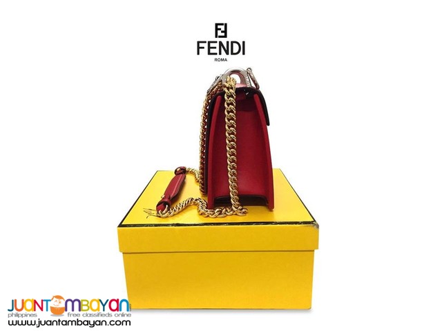 FENDI F LOGO SHOULDER BAG - FENDI SHOULDER BAG