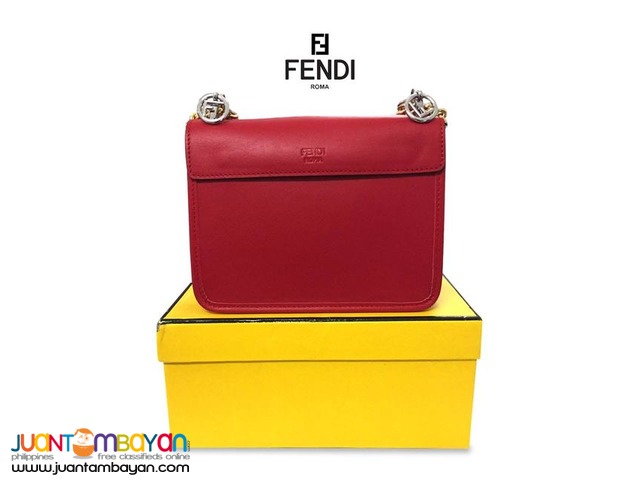 FENDI F LOGO SHOULDER BAG - FENDI SHOULDER BAG