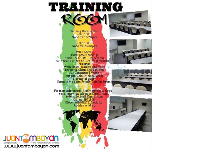 TRAINING AND SEMINAR ROOM FOR RENT IN MANDALUYONG CITY