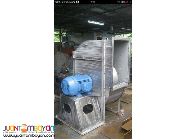 Supply and Installation of Exhaust Blower and Fresh Air Motor