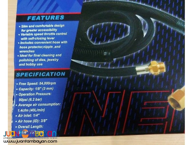 Neiko 10649A Pencil Style Air Powered Micro Die Grinder