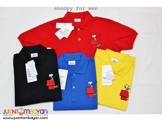 Authentic Lacoste Peanuts Snoopy Lacoste Snoopy Polo Shirt