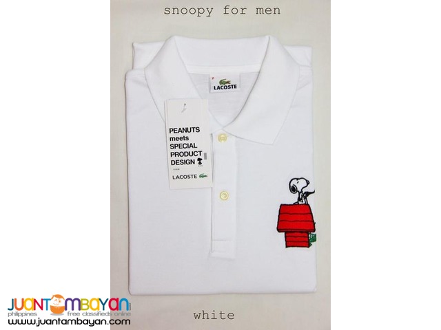 Authentic Lacoste Peanuts Snoopy Lacoste Snoopy Polo Shirt