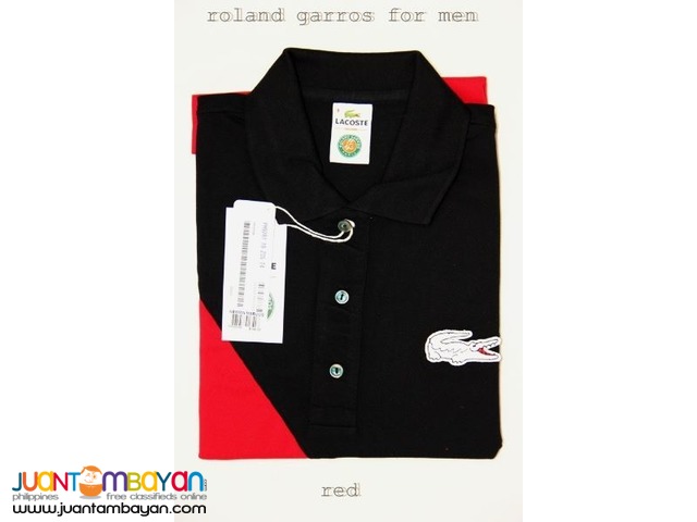 AUTHENTIC LACOSTE ROLAND GARROS POLO SHIRT FOR MEN