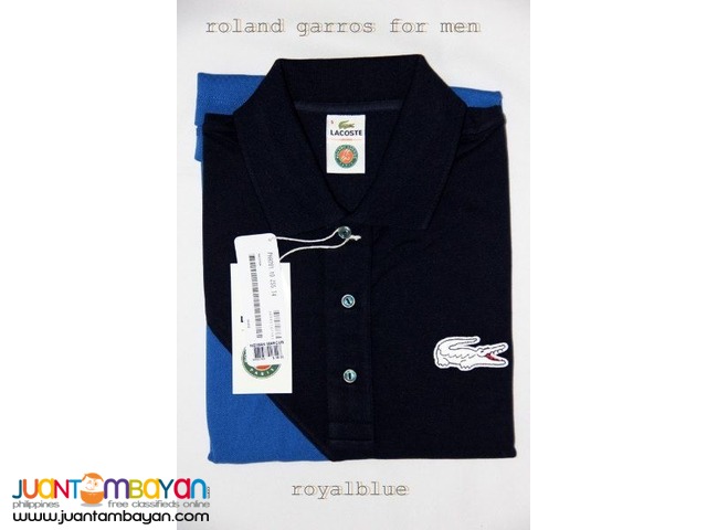 AUTHENTIC LACOSTE ROLAND GARROS POLO SHIRT FOR MEN