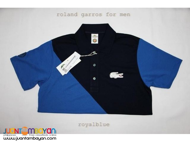 AUTHENTIC LACOSTE ROLAND GARROS POLO SHIRT FOR MEN