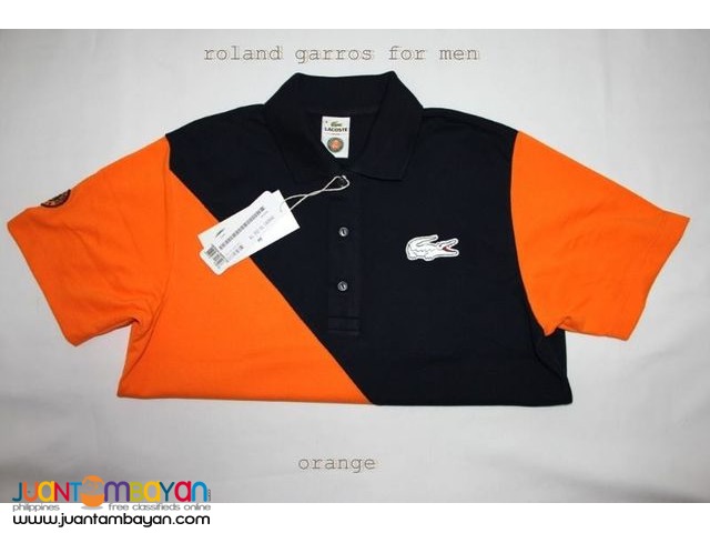 AUTHENTIC LACOSTE ROLAND GARROS POLO SHIRT FOR MEN