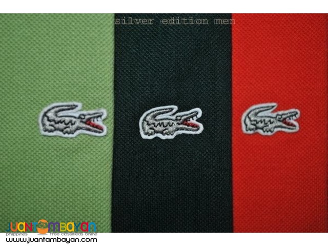 AUTHENTIC LACOSTE SILVER EDITION - LACOSTE POLO SHIRT FOR MEN