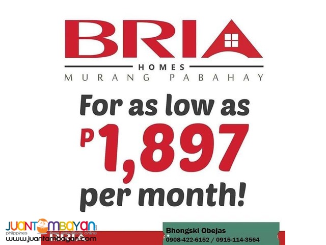 Affordable House & Lot from Bria Homes Norzagaray!!!