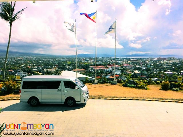 Van for Rent sa Legazpi Albay