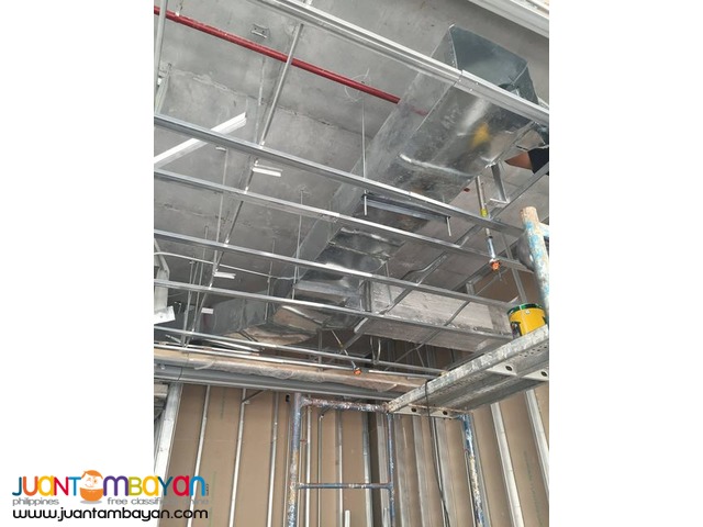 Chilled Water, ducting, exhaust and fresh air