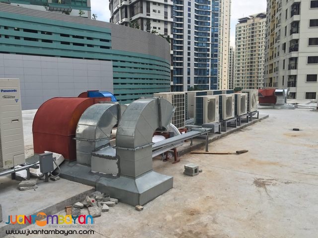 Chilled Water, ducting, exhaust and fresh air