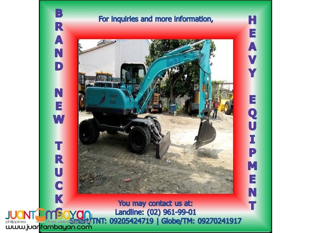 JINGGONG JG608 Hydraulic Excavator (Wheel Type) JINGGONG