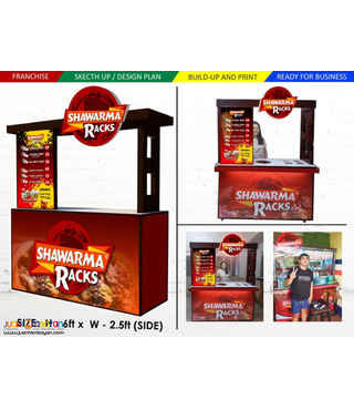 Shawarma Rack food cart franchise P149,000.00