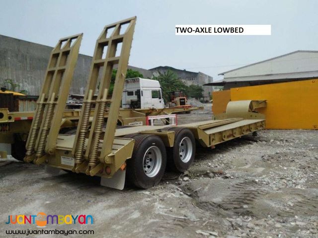 Lowbed Semi Trailer Tri-axle 60tons