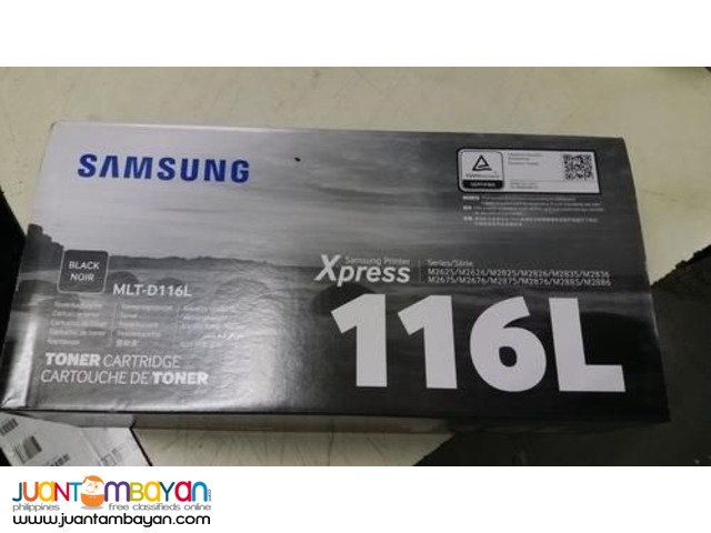 Samsung toner cartridges MLT-116L For sale