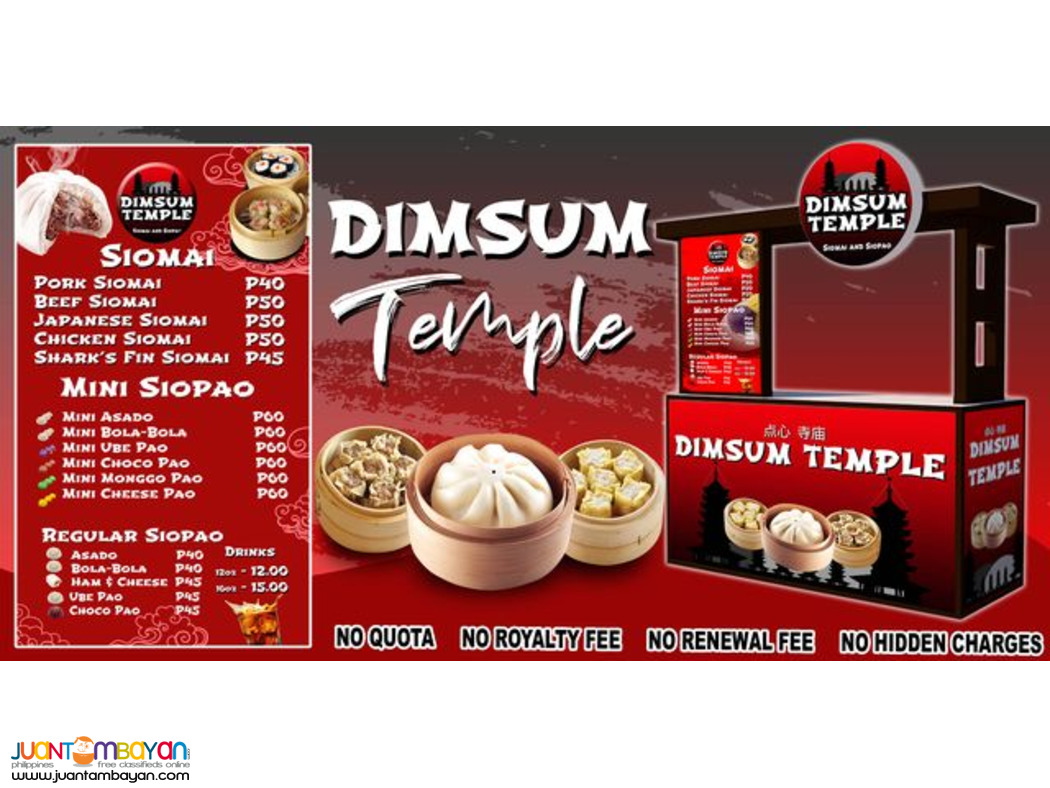 Dimsum temple food cart franchise
