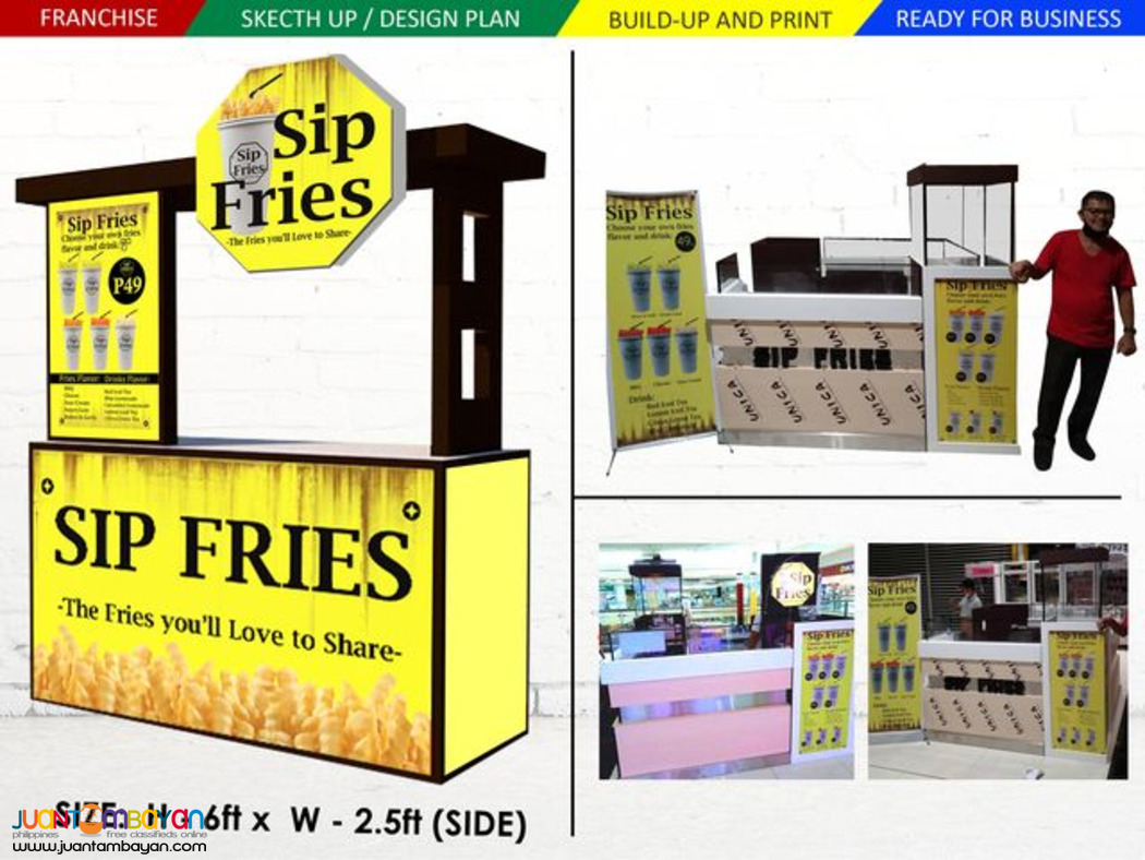 Sip fries food cart franchise