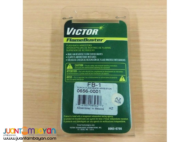 Victor FlameBuster™ Flashback Arrestors, FB-1; HD, Oxy/Fuel, B 9/16 In - Foto 3