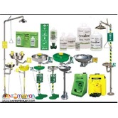 Emergency eyewash wall mounted pedestal shower and portable