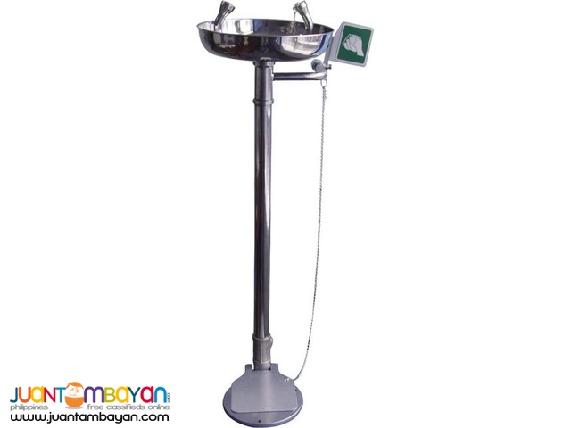 Emergency eyewash wall mounted pedestal shower and portable