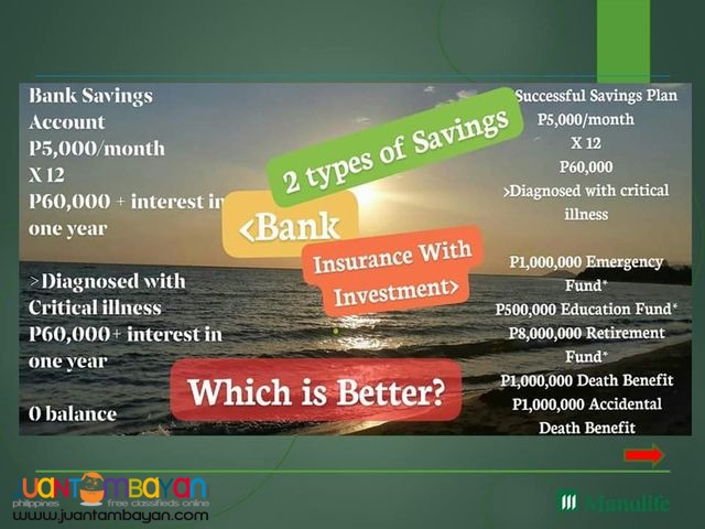 Manulife Philippines Cabanatuan Branch offer Retirement Plan