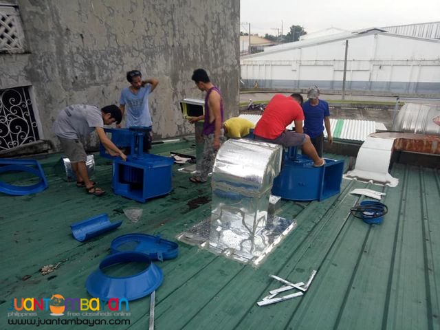 Supply and installation of exhaust blower