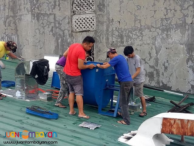 Supply and installation of exhaust blower