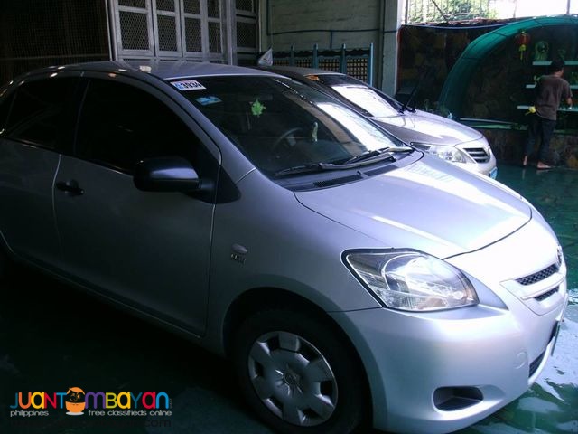 Toyota Vios Silver For Rent