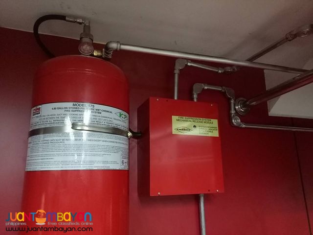 Supply and installation of fire suppression system