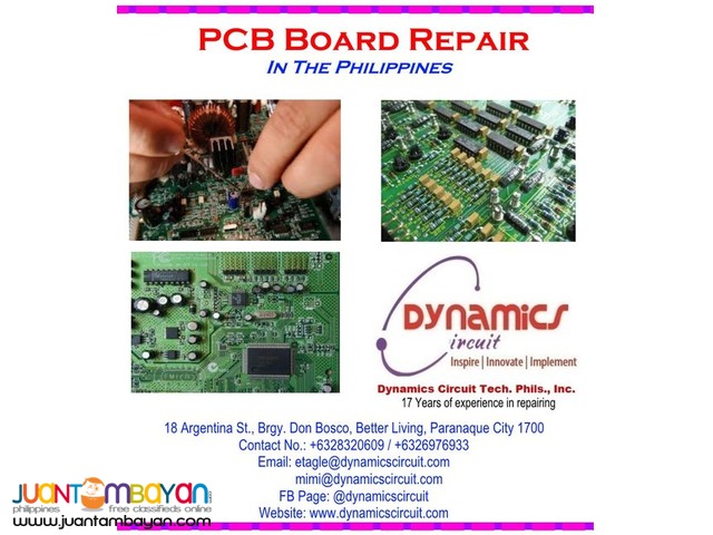 PCB Board Repair Philippines by Dynamics Circuit Tech