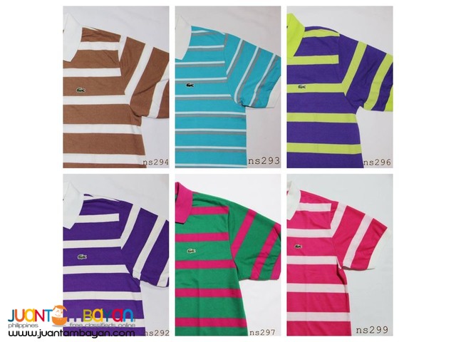 Authentic LACOSTE STRIPES FOR MEN - LACOSTE POLO SHIRT FOR MEN