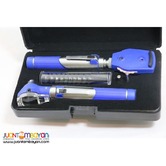 FIBER OPTIC Otoscope Ophthalmoscope LED Diagnostic ENT SET