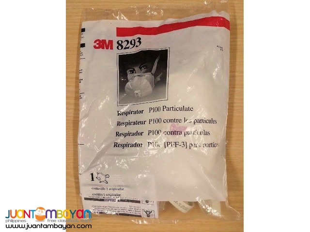 3M 8293 P100 Disposable Particulate Cup Respirator